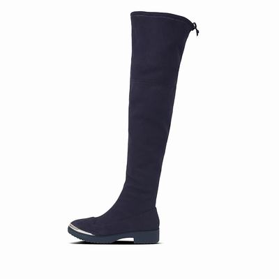 Fitflop Cosema Stretch Over The Knee - Stiefel Damen - Blau (ZTP045732)